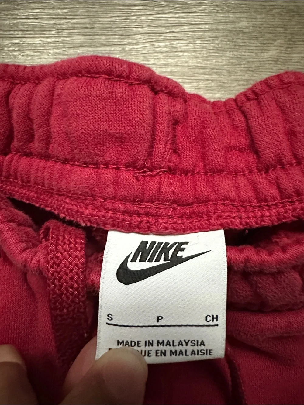 Mens Nike Red Jogger Sweatpants